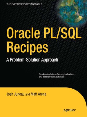 cover image of Oracle and PL/SQL Recipes